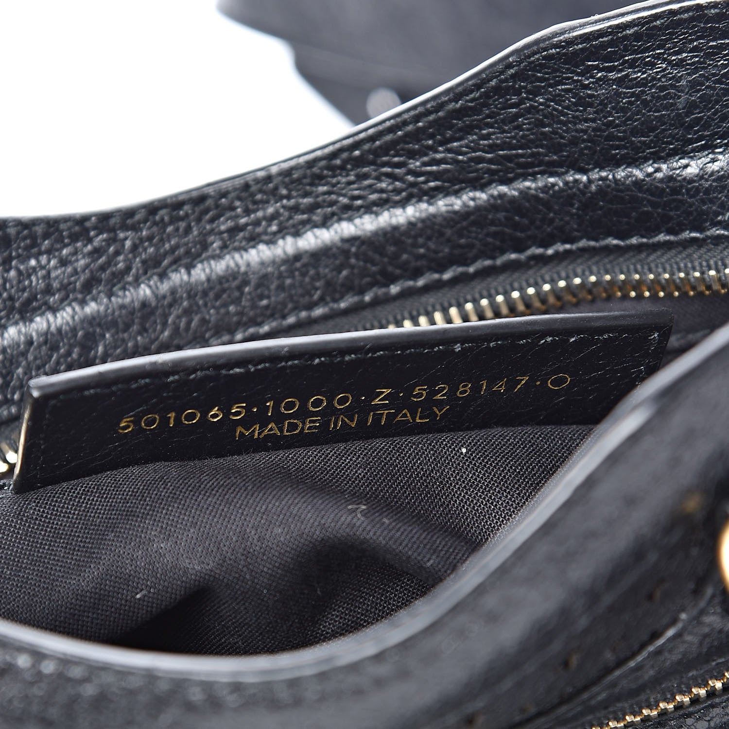 Balenciaga Agneau Stadio Laser Cut Cross Classic Gold Hardware Mini City Black 7 of 10