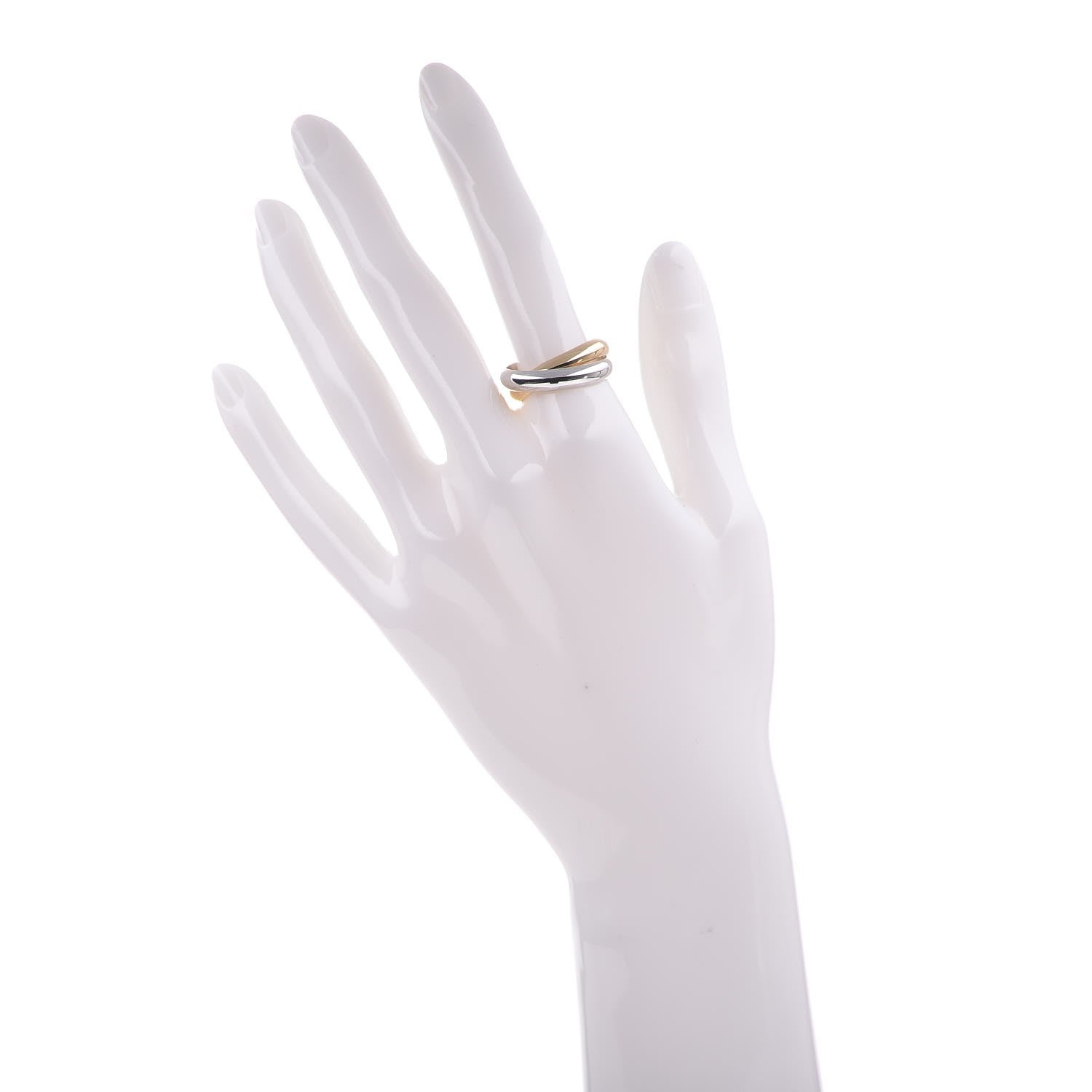 Tiffany 18K Yellow White Gold Paloma's Melody Ring 54 6.75 2 of 4