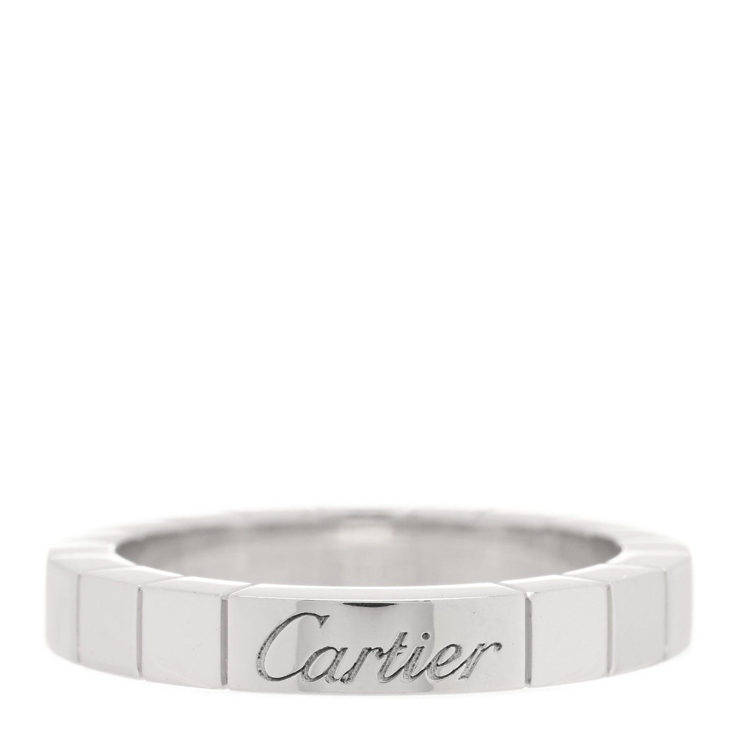 18K White Gold Lanieres Ring 49 4.75