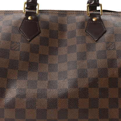 Louis Vuitton Damier Ebene Speedy 30 7 of 9