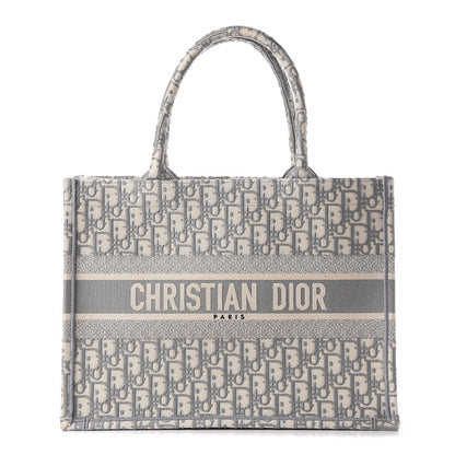 Christian Dior Oblique Medium Book Tote Grey 1 of 10