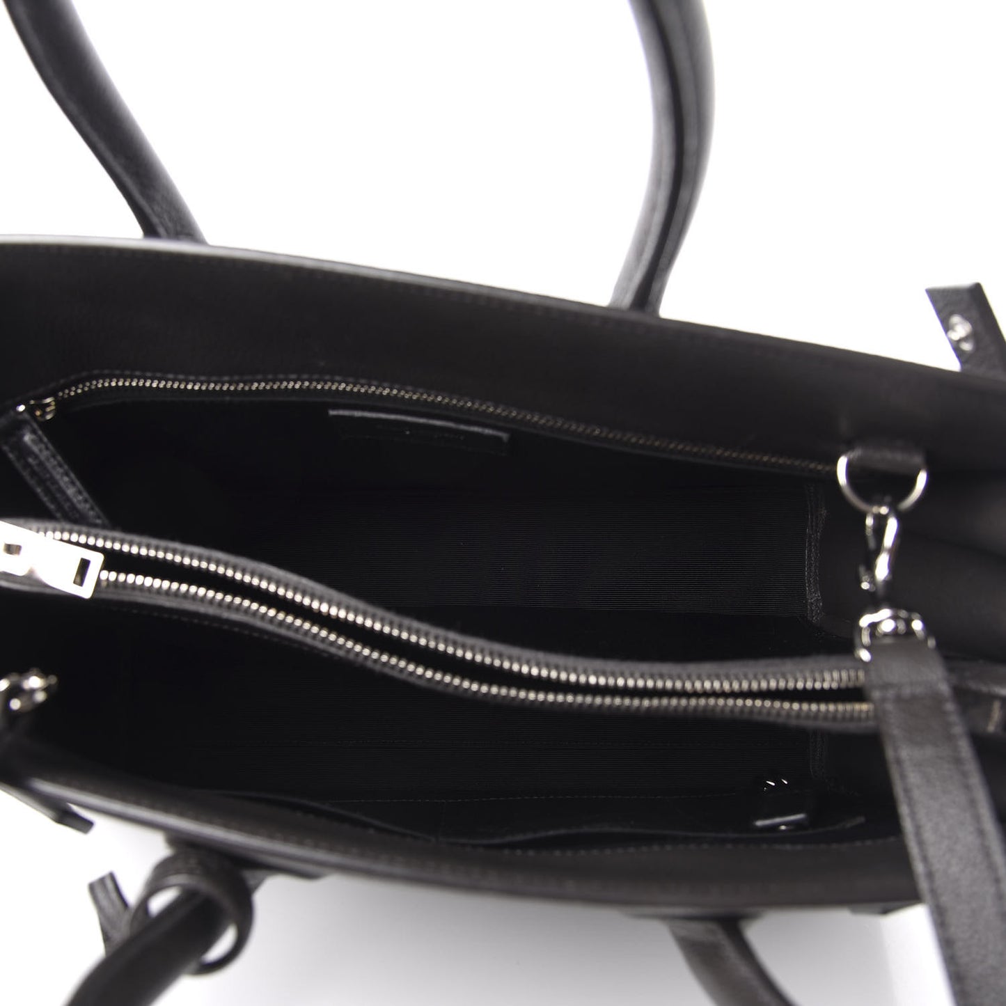 Grained Calfskin Small Sac De Jour Graphite