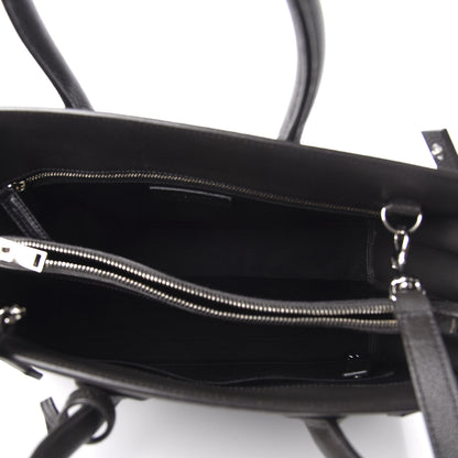 Saint Laurent Grained Calfskin Small Sac De Jour Graphite 5 of 13
