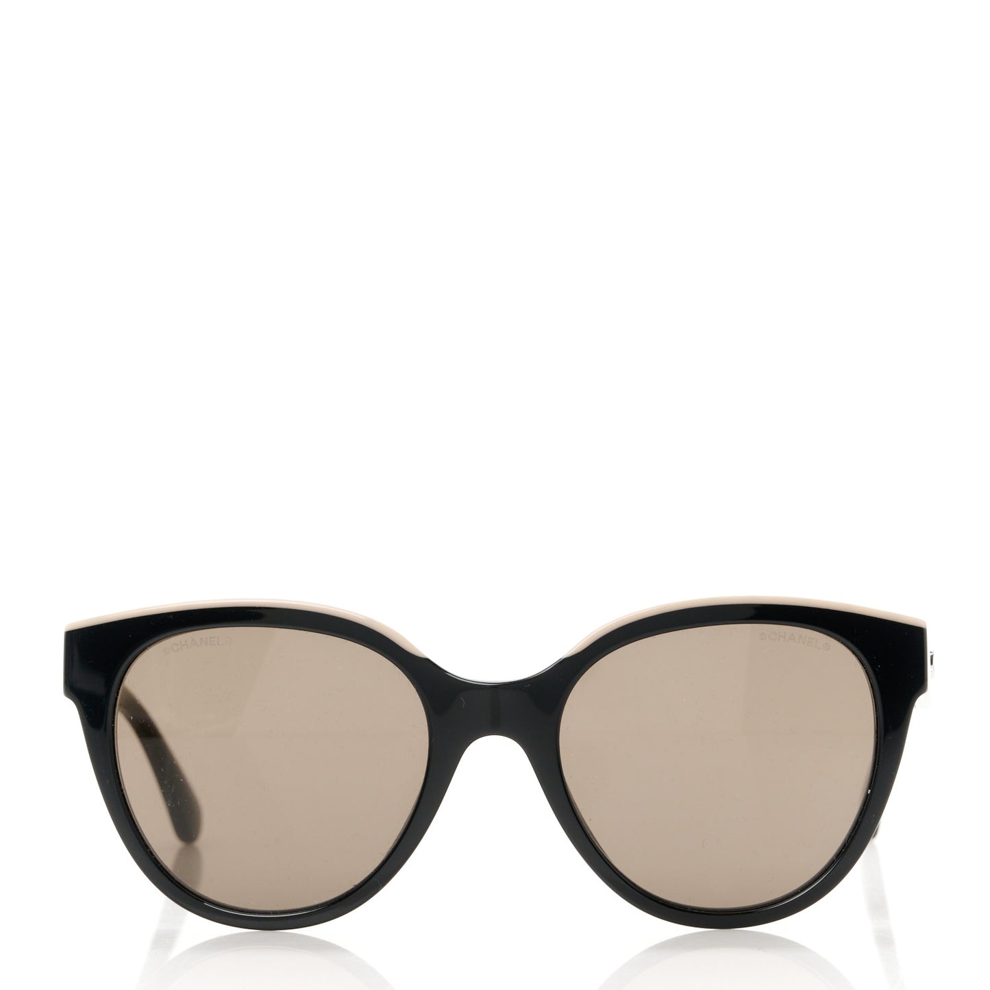 Acetate CC Butterfly Sunglasses 5414 Black Beige