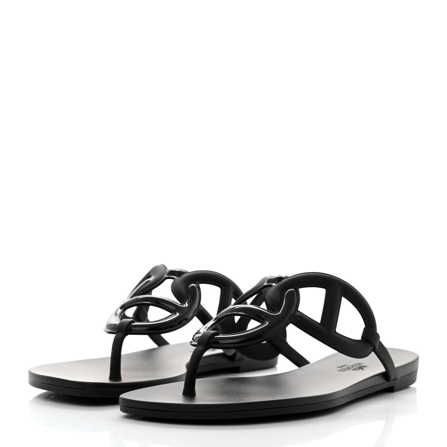 Rubber Womens Egerie Sandals 38 Black