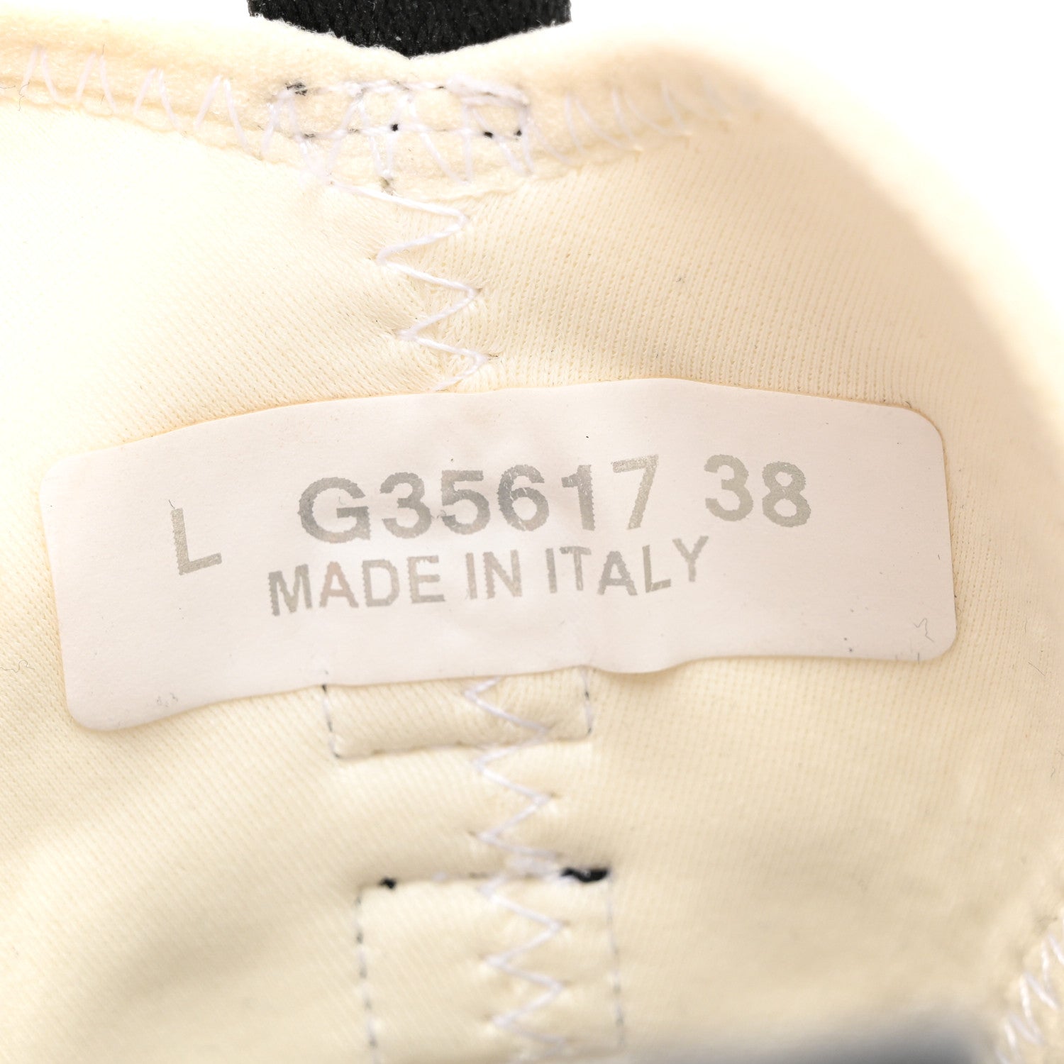 Chanel Velvet Calfskin Mixed Fibers CC Sneakers 38 Ivory Black 7 of 9