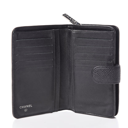 Chanel Caviar Timeless CC French Wallet Black 5 of 7