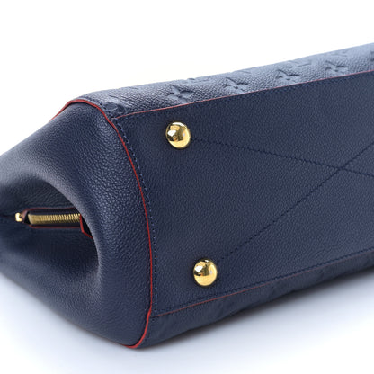 Louis Vuitton Empreinte Montaigne MM Marine Rouge 7 of 8