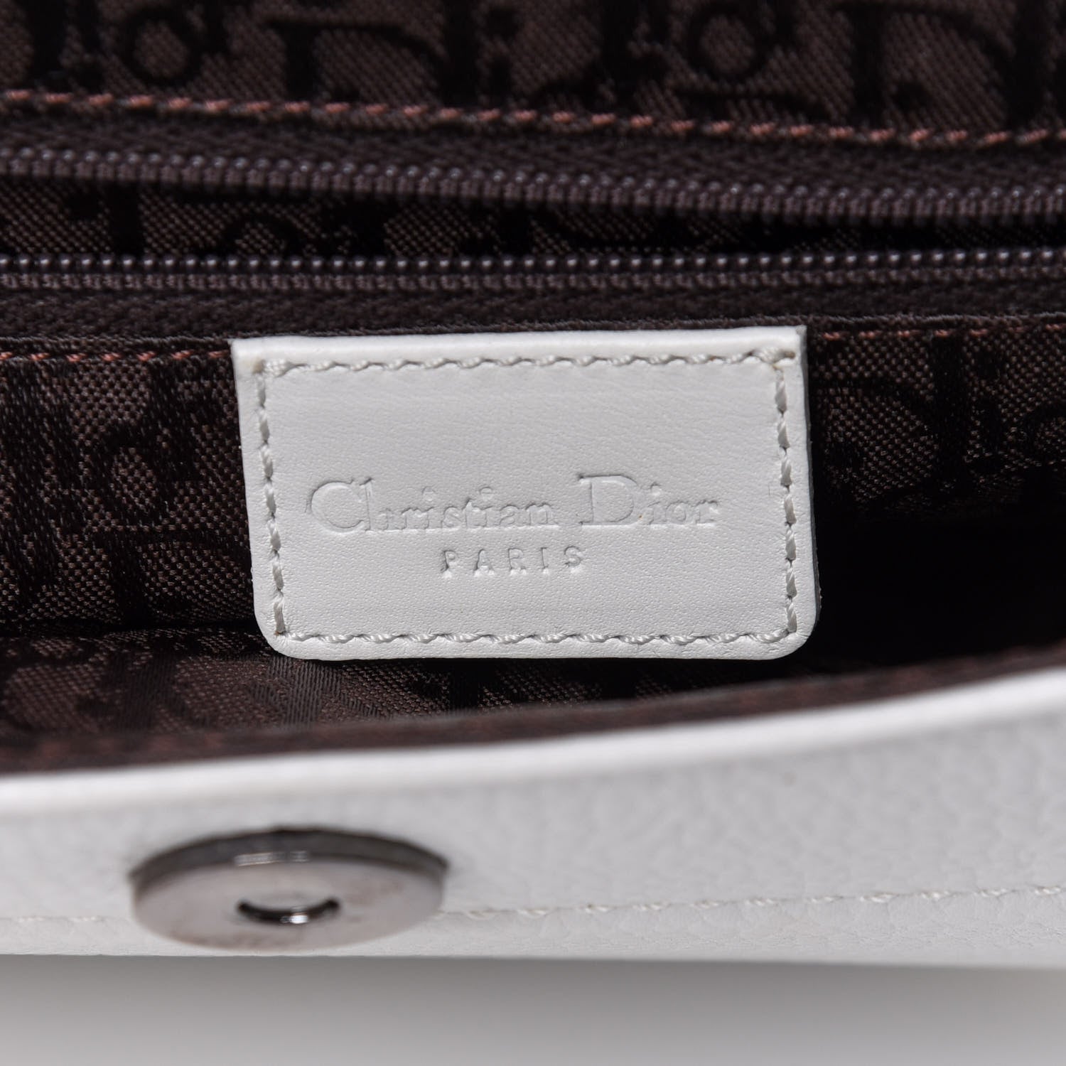 Christian Dior Calfskin Street Chic Bag White 5 of 10