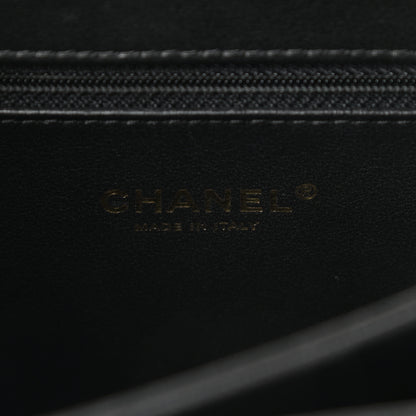 Chanel Sheepskin Quilted Beauty Lock Flap Black 6 of 13