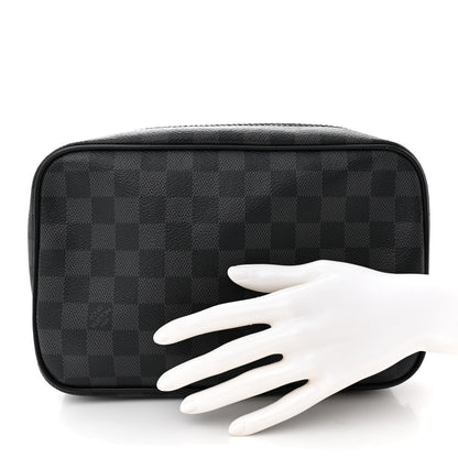 Louis Vuitton LOUIS VUITTON Damier Graphite Toilet Pouch PM 2 of 7