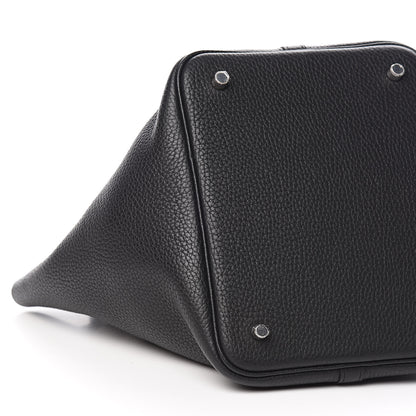 Hermes Taurillon Clemence Picotin Lock 22 MM Black 8 of 11