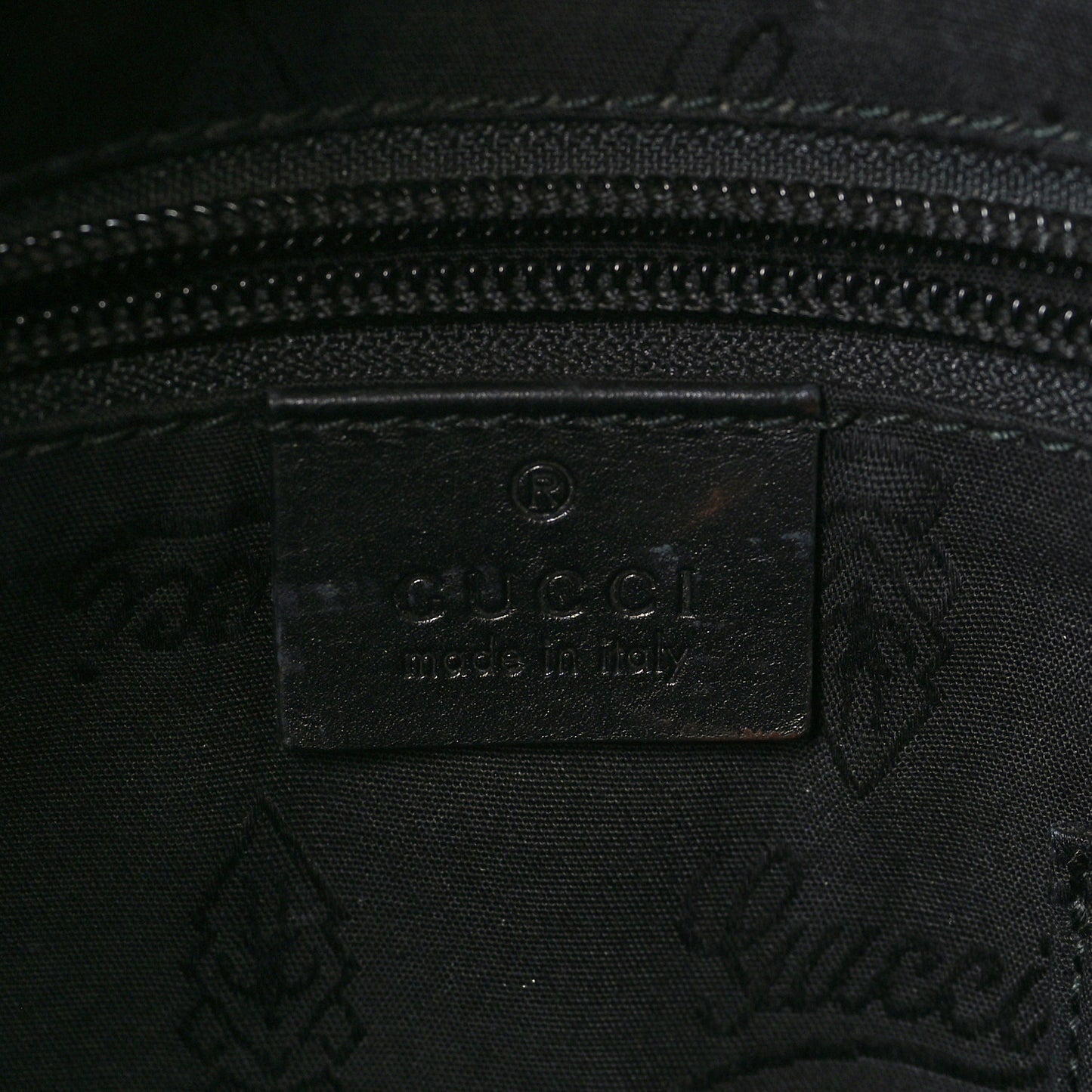 Imprime Monogram Medium Flat Messenger Bag Black