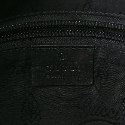 Gucci Imprime Monogram Medium Flat Messenger Bag Black 6 of 9