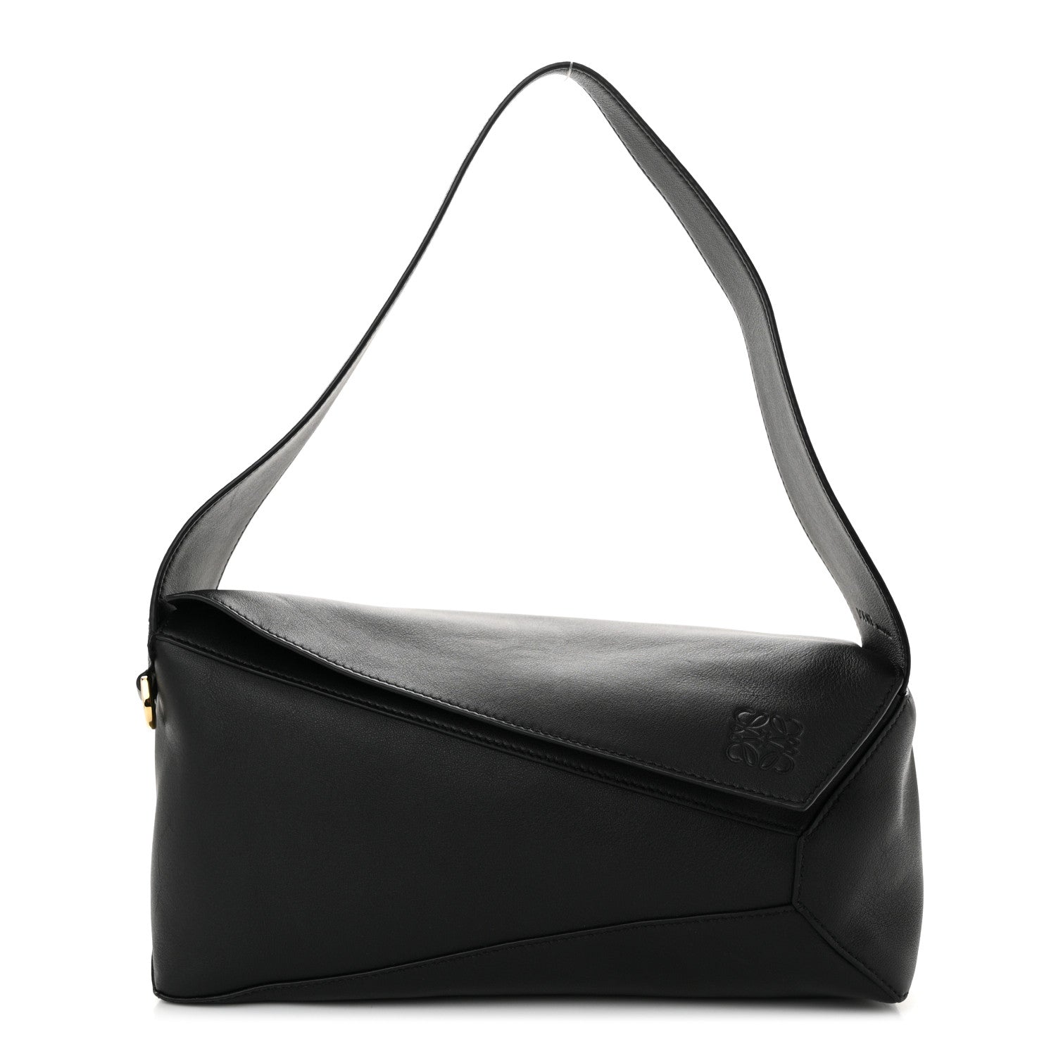 Loewe Calfskin Puzzle Hobo Black 1 of 9