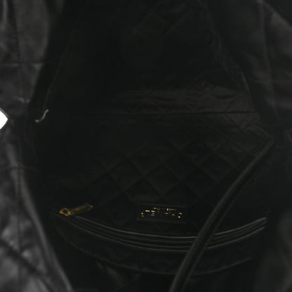 Chanel Shiny Calfskin Quilted Small Chanel 22 Black 6 of 11