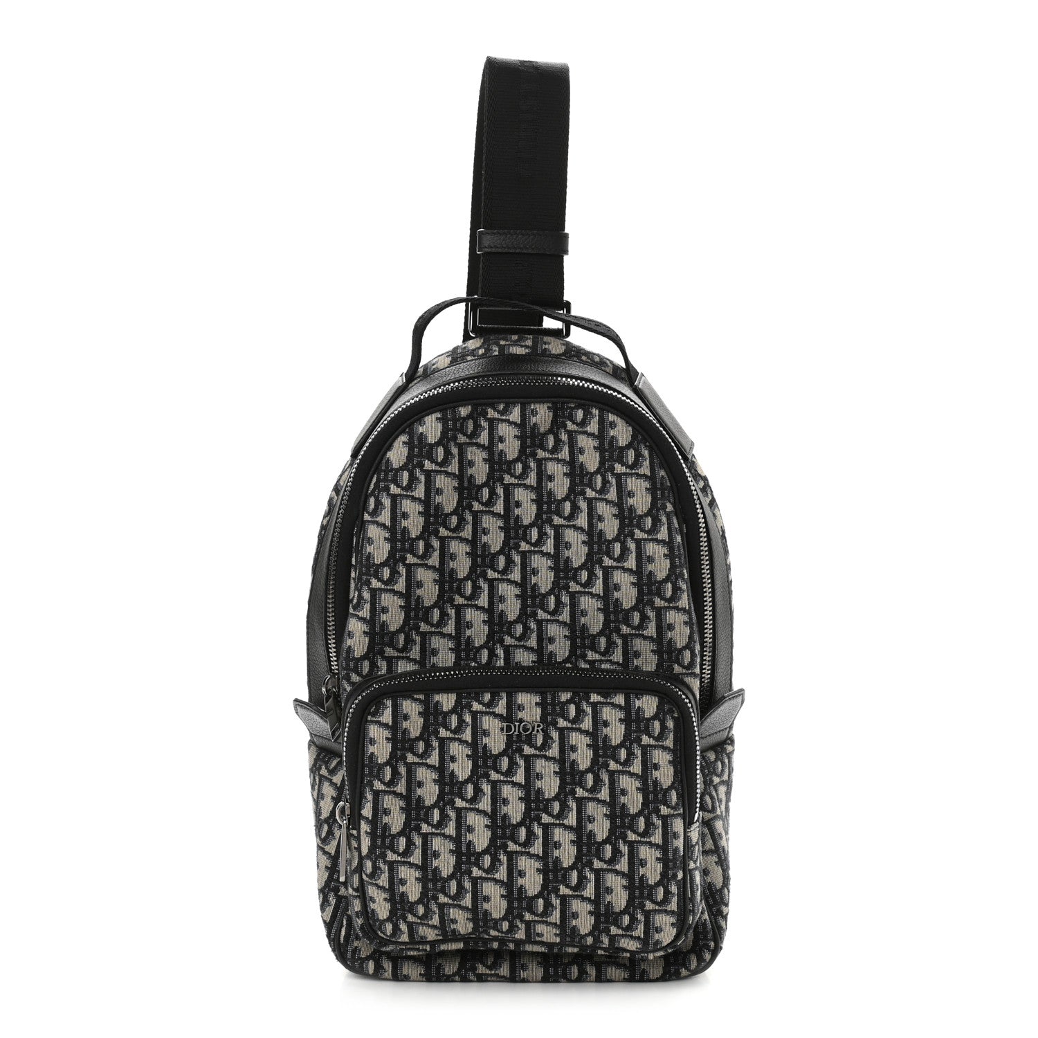 Christian Dior Oblique Mini Rider Backpack Black 1 of 10