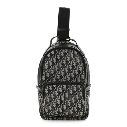 Christian Dior Oblique Mini Rider Backpack Black 1 of 10