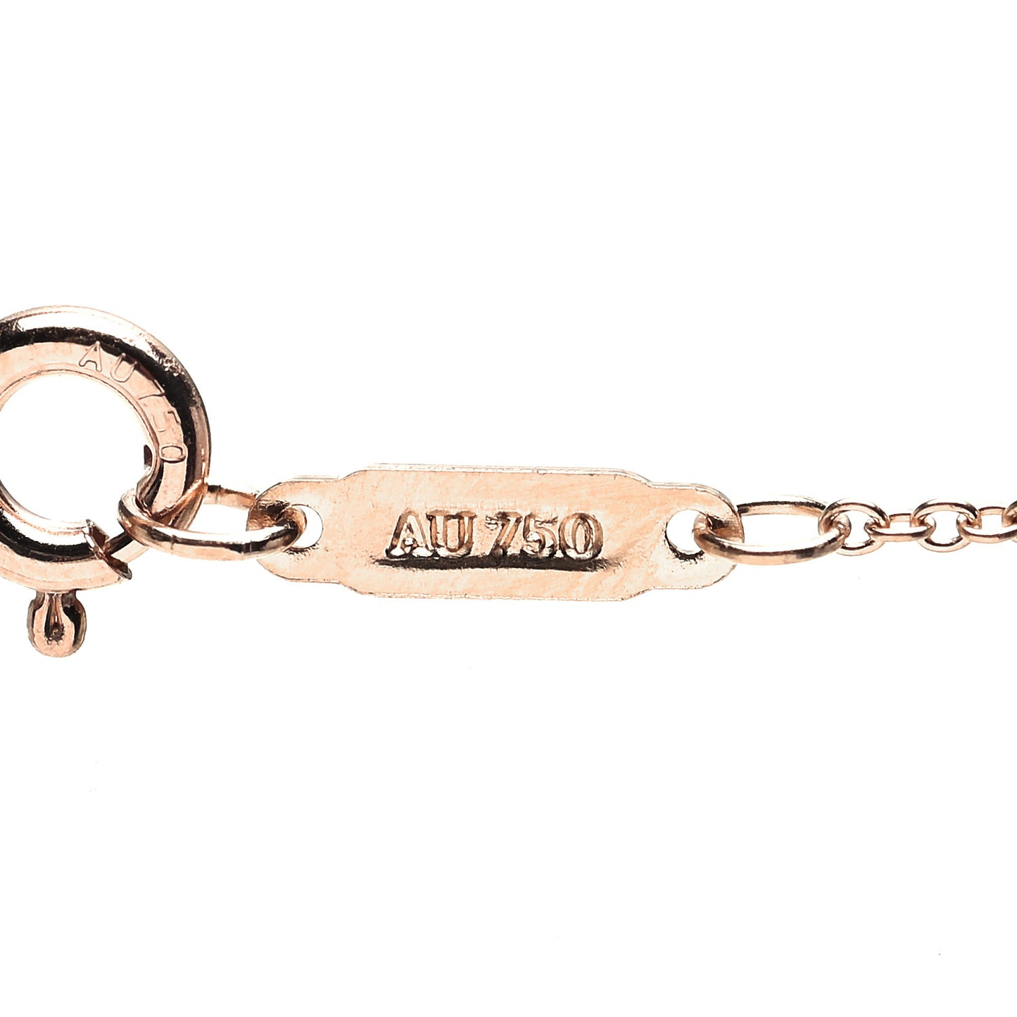 18K Rose Gold Infinity Endless Bracelet