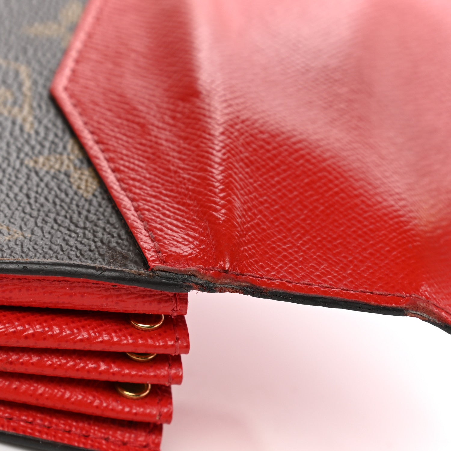 Louis Vuitton Monogram Sarah Multicartes Coquelicot 9 of 12