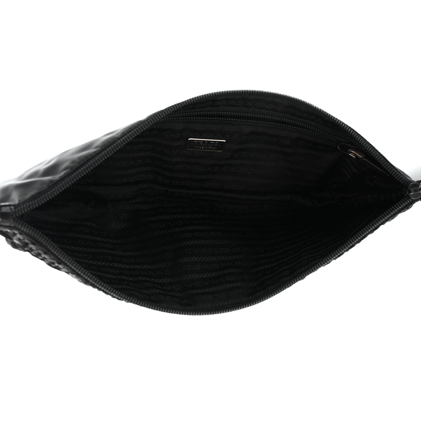 Passamaneria Embroidered Clutch Black