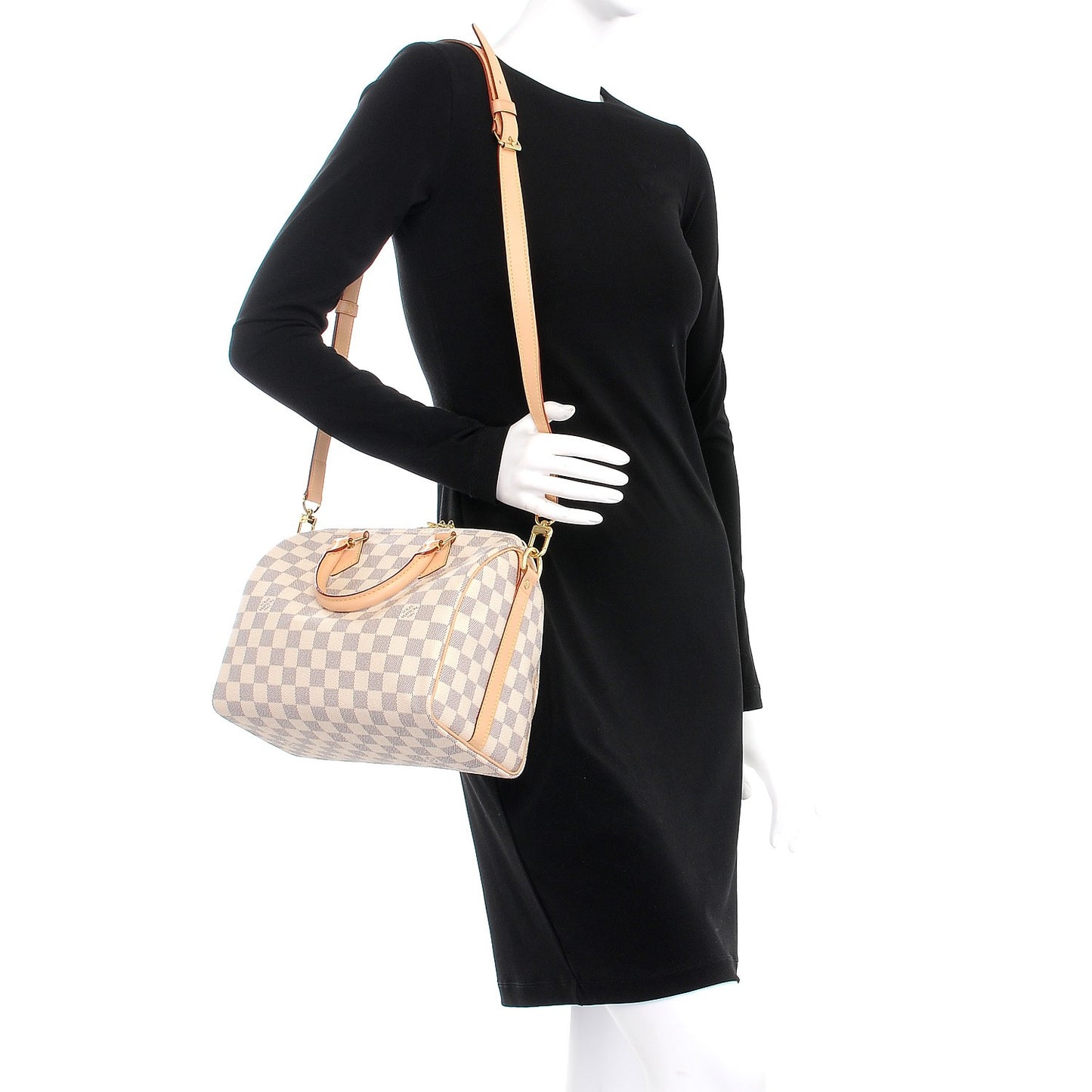 Damier Azur Speedy Bandouliere 25