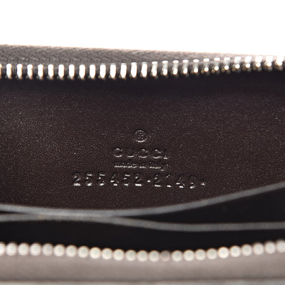 Gucci Guccissima Zip Around Card Case Chocolate 6 of 6