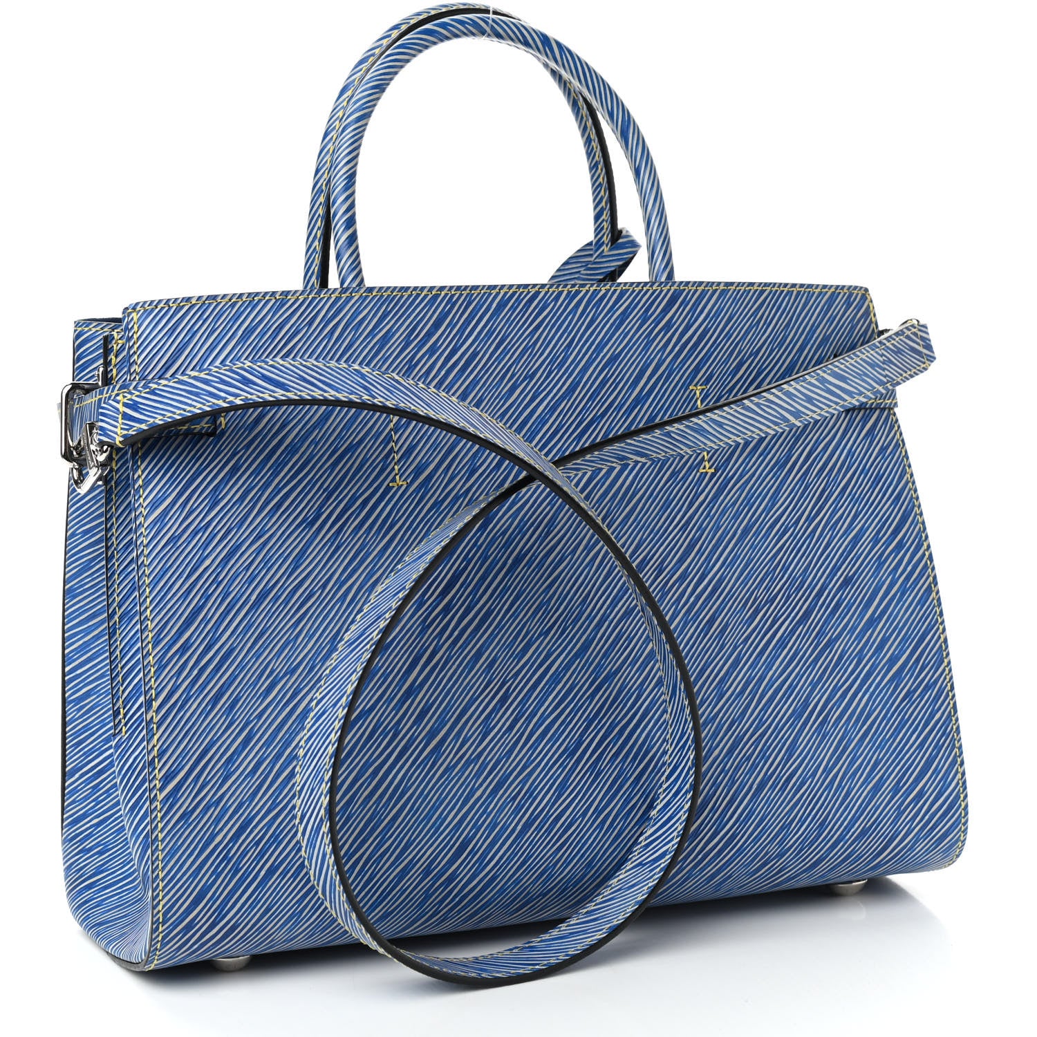 Louis Vuitton Epi Pins Twist Tote Denim Light 3 of 11