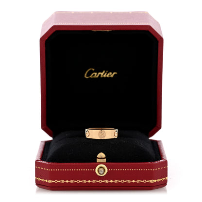 Cartier 18K Yellow Gold 5.5mm LOVE Ring 52 6 5 of 5