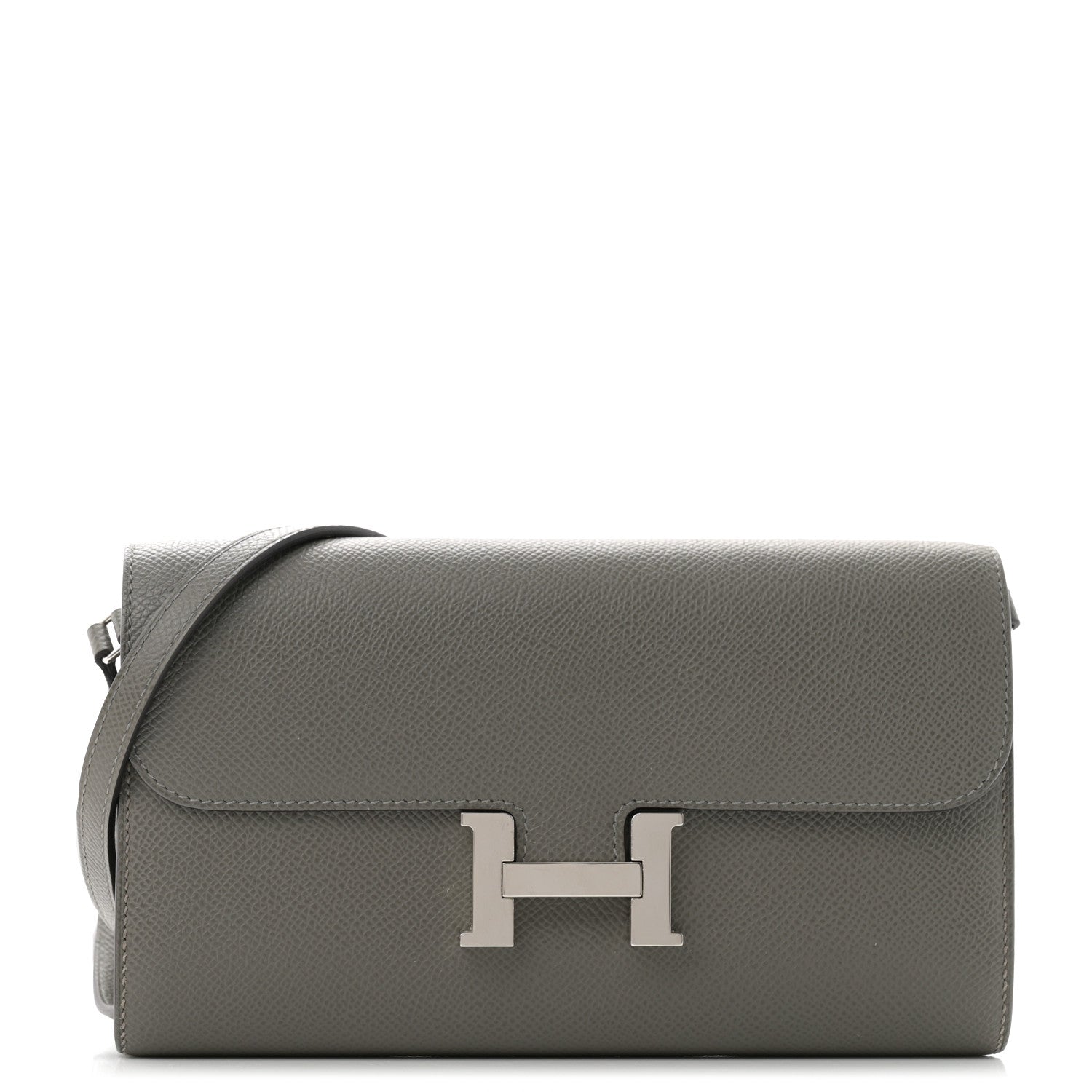 Hermes Epsom Constance Long To Go Wallet Gris Meyer 1 of 12
