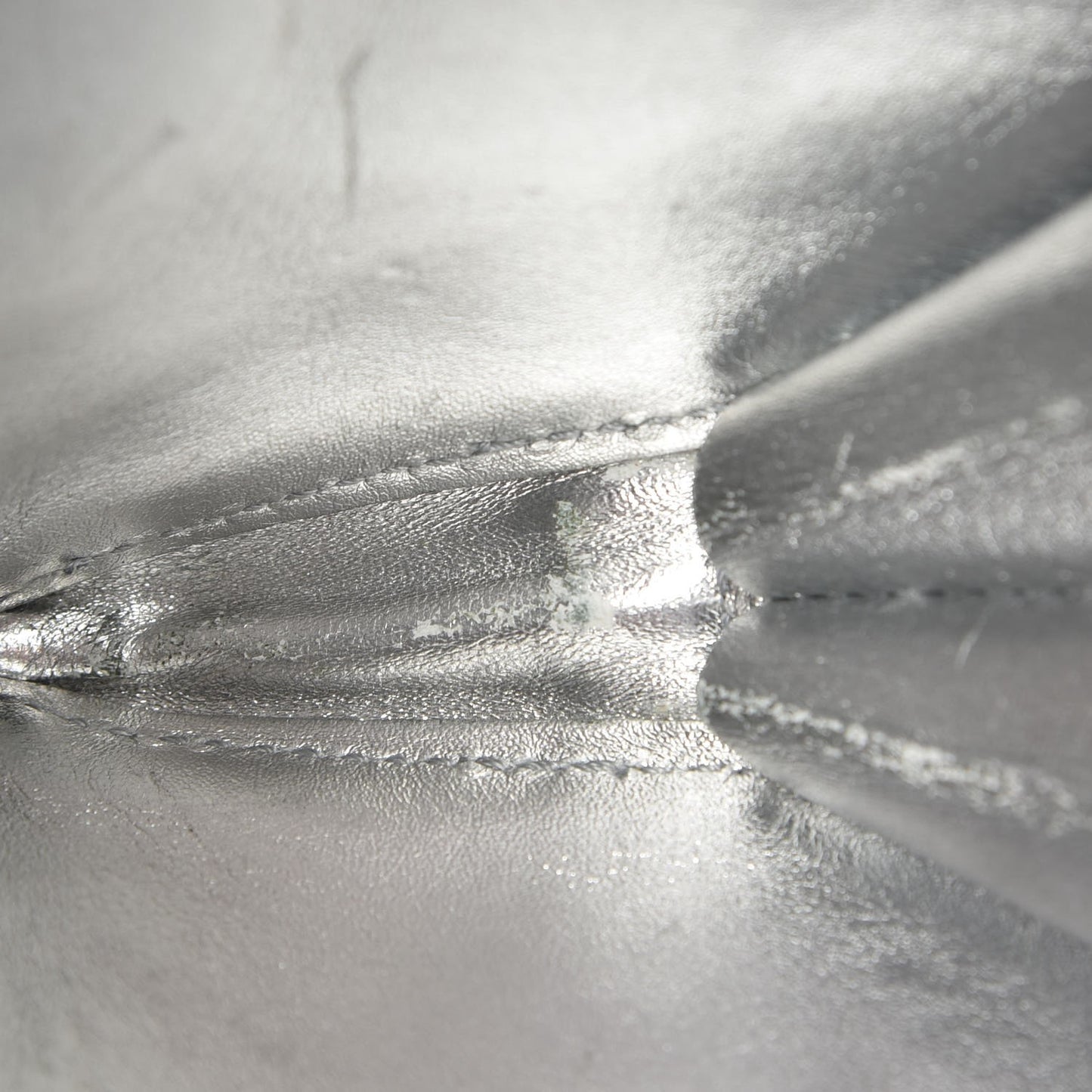 Monogram Miroir Heart Coin Purse Silver