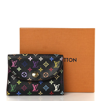 Louis Vuitton Monogram Multicolor Business Card Holder Black Grenade 8 of 8
