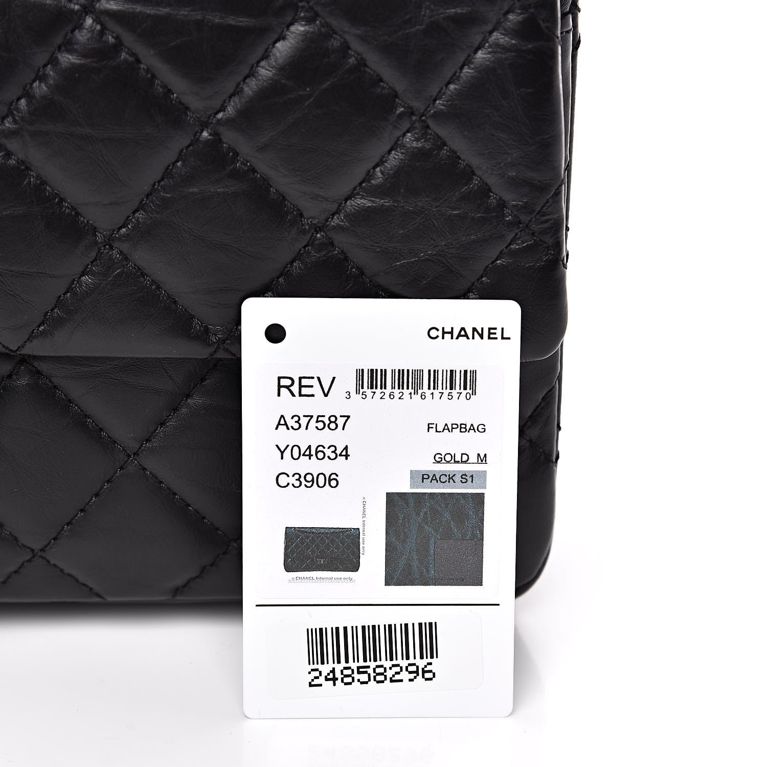 Chanel Aged Calfskin Quilted 2.55 Reissue 226 Flap Black 11 of 12