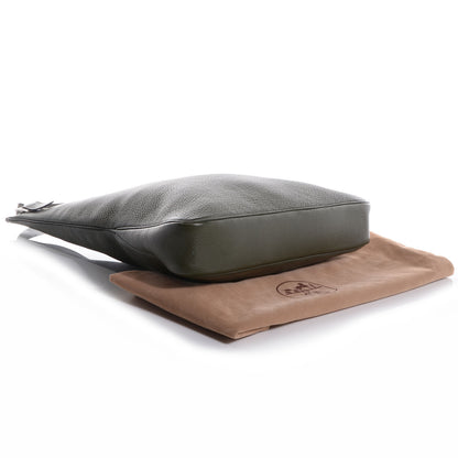 Hermes Taurillon Clemence Massai PM Vert Olive 4 of 8