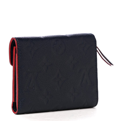 Louis Vuitton Empreinte Victorine Wallet Marine Rouge 2 of 4