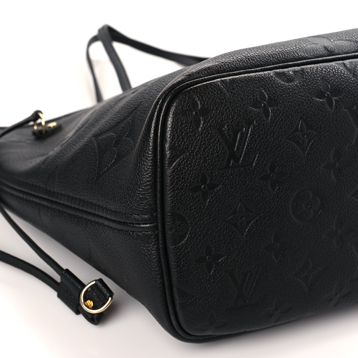 Louis Vuitton Empreinte Monogram Giant Neverfull MM Black 7 of 8