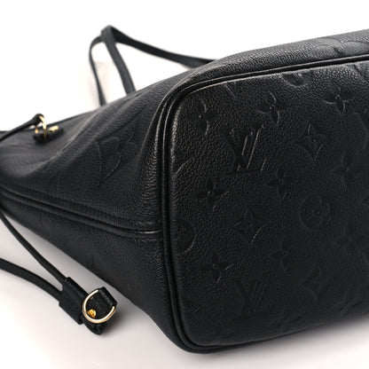 Louis Vuitton Empreinte Monogram Giant Neverfull MM Black 7 of 8