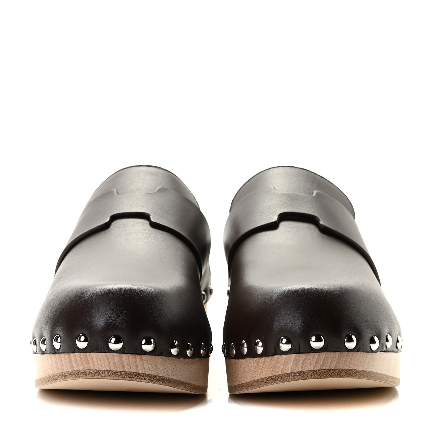 Calfskin Calya Mules 36 Cafe