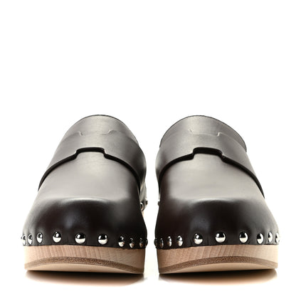 Hermes Calfskin Calya Mules 36 Cafe 3 of 9