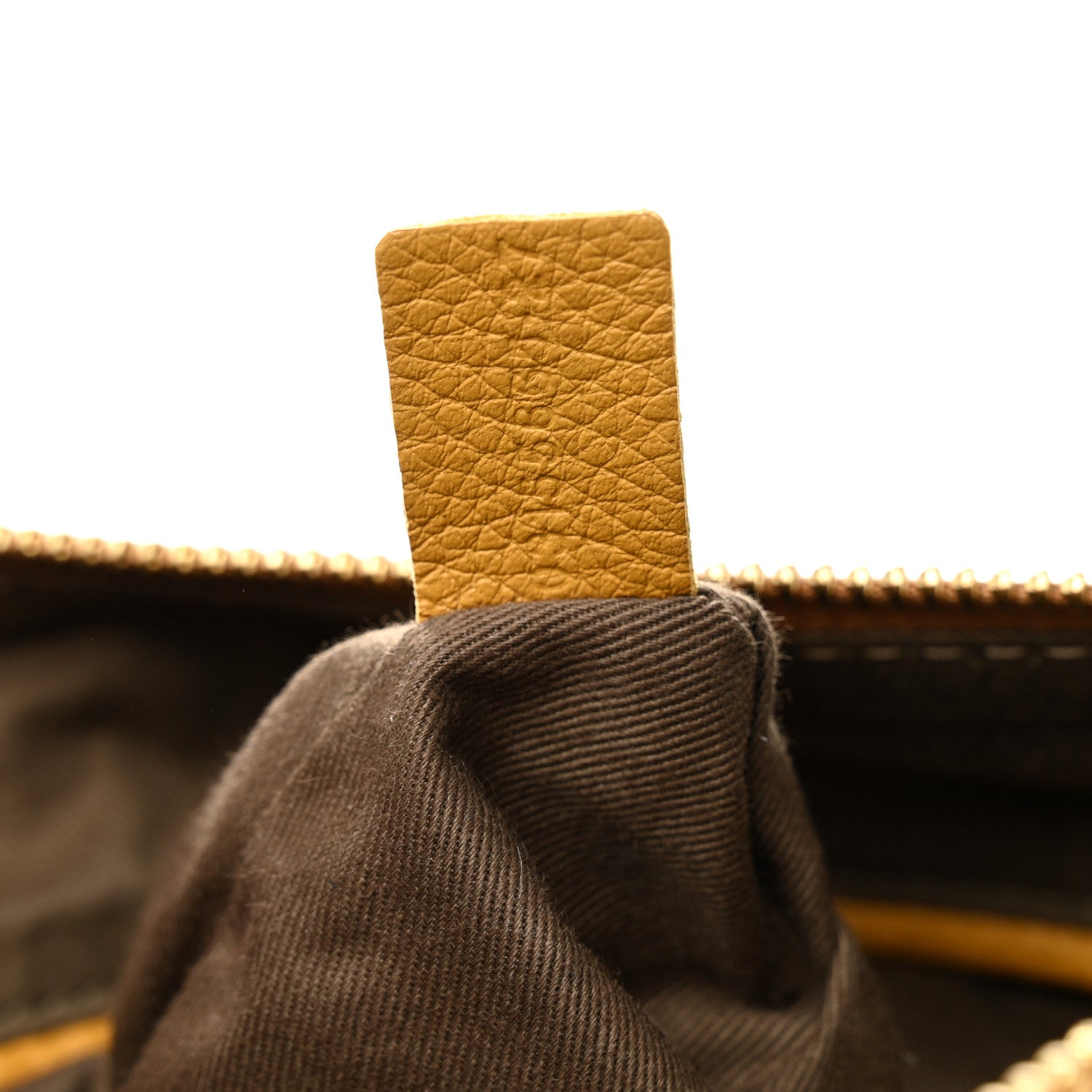 Chloe Calfskin Medium Marcie Satchel Curry Yellow 7 of 10