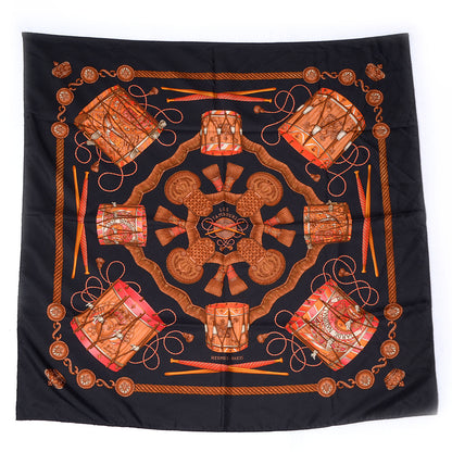Hermes Silk Les Tambours Scarf 90 2 of 5