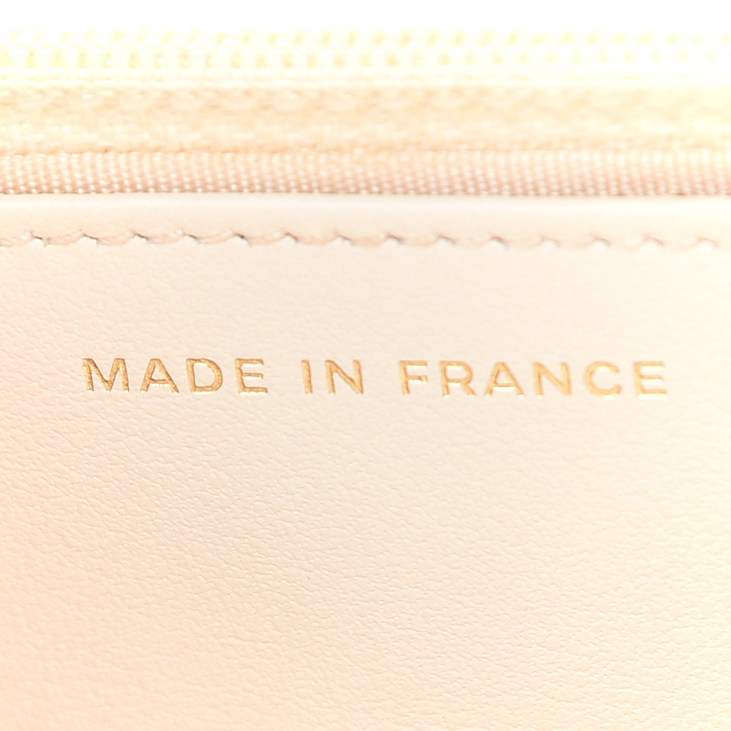 Caviar Quilted Vintage Mademoiselle Wallet On Chain WOC White