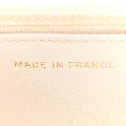 Chanel Caviar Quilted Vintage Mademoiselle Wallet On Chain WOC White 7 of 11
