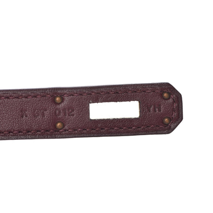 Hermes Swift Kelly Cut Clutch Pochette Bordeaux 20 of 27