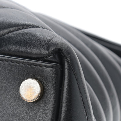 Saint Laurent Calfskin Y Quilted Monogram Large Loulou Chain Satchel Black 10 of 17
