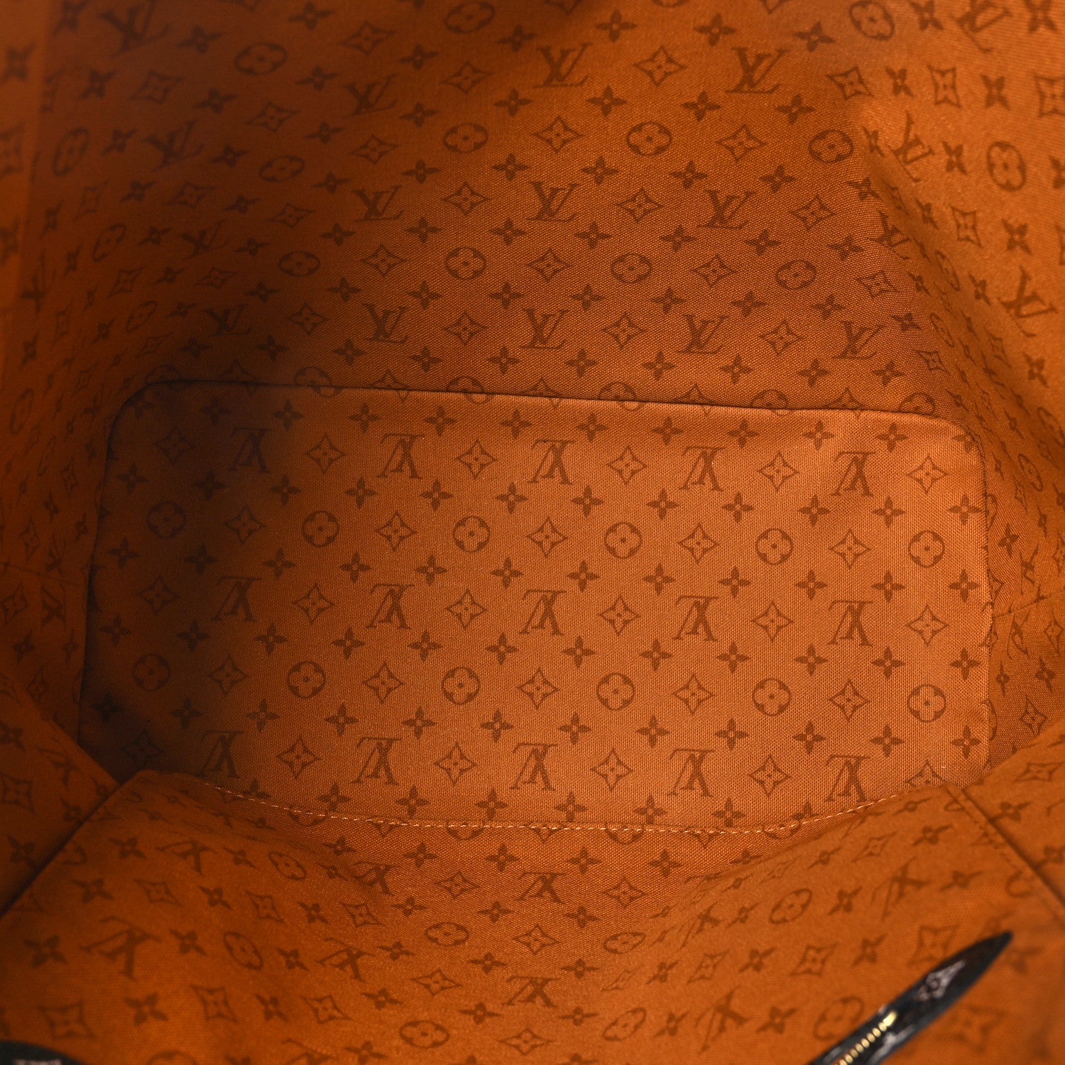 Louis Vuitton Monogram Giant Crafty Neverfull MM Creme Caramel 5 of 8