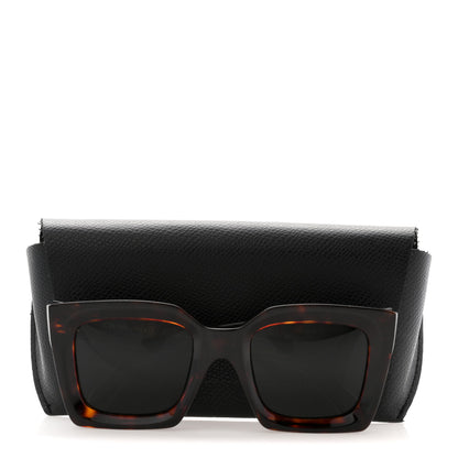 Celine Acetate Square Sunglasses CL40130I Tortoise 9 of 9