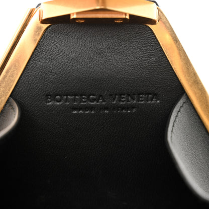 Bottega Veneta Calfskin Pyramid Bag Black 6 of 9