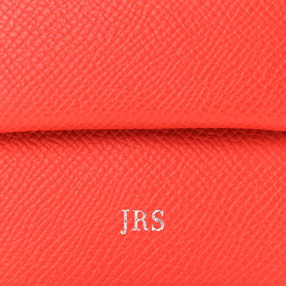 Hermes Epsom Verso Horseshoe Bastia Coin Purse Capucine Nata 7 of 9