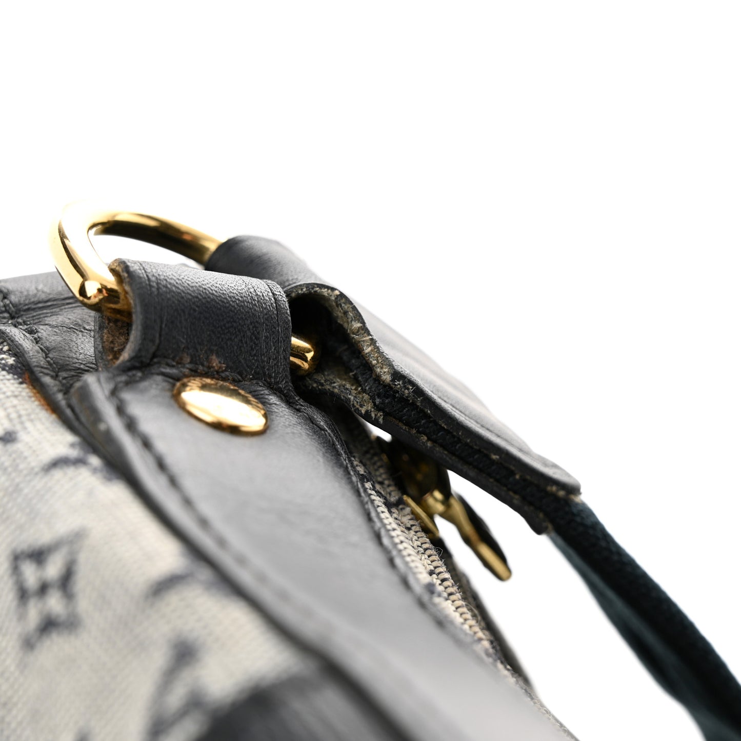 LOUIS VUITTON Mini Lin Sac a Langer Diaper Bag Blue